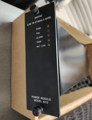 Invensys Triconex 8312 230VAC 2.5A Dual-Redundant Hot-Swappable Power Supply Communication Module
