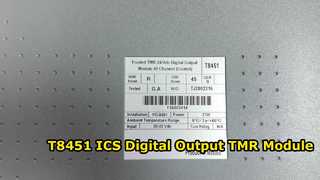 ICS Triplex T8451 โมดูลเอาต์พุตดิจิตอลความน่าเชื่อถือสูง